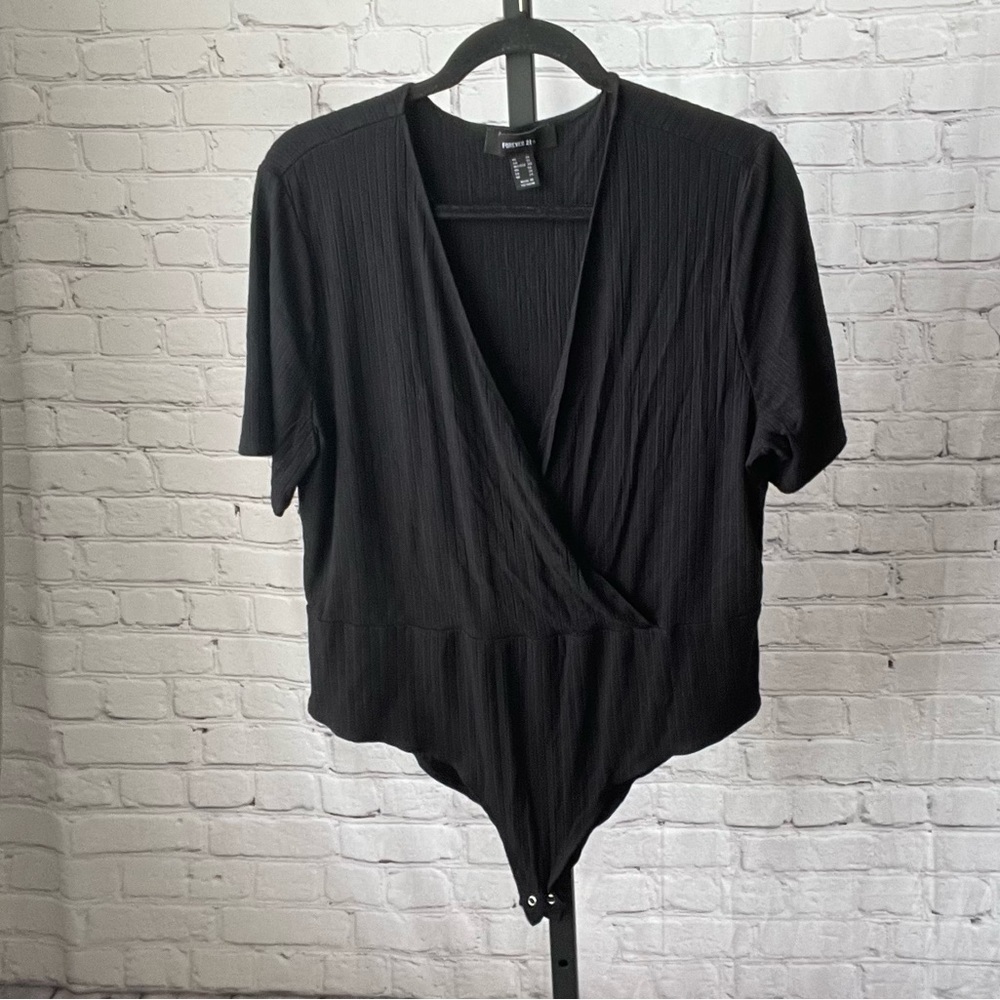 Forever 21 Black Bodysuit Size 3X
